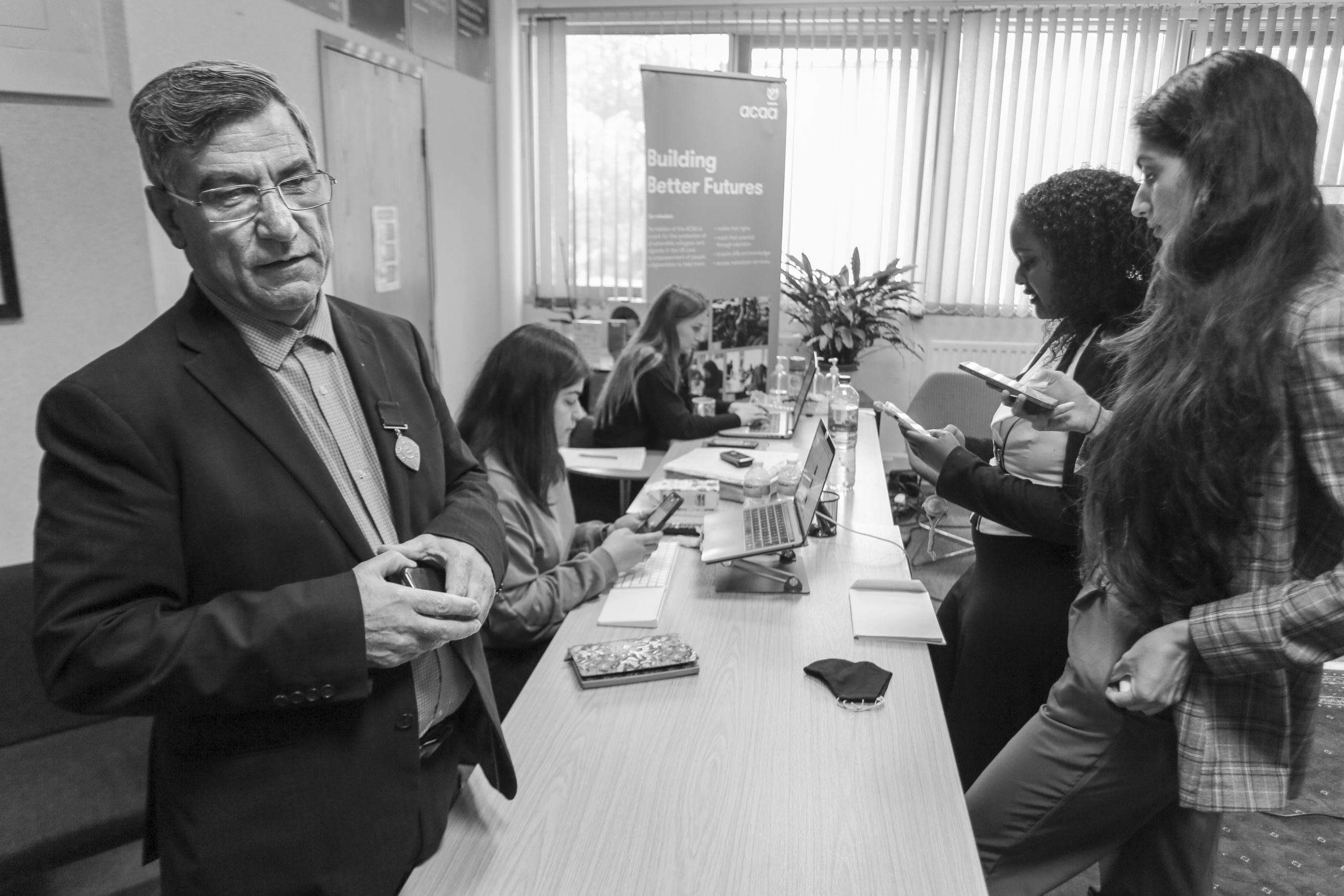 Dr Nooralhaq Nasimi, 54, founder of The Afghanistan and Central Asian Association (ACAA), a charity based in Hounslow, helping migrants and refugees to reintegrate in the UK.