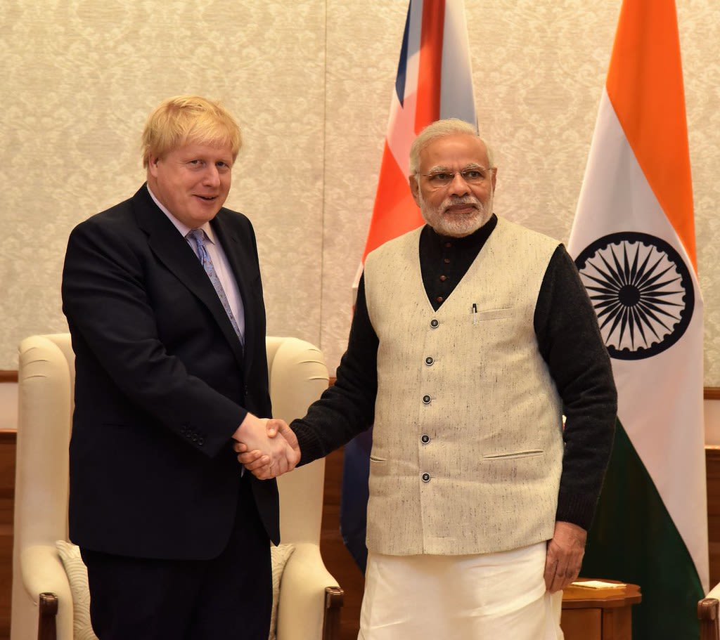 "Boris Johnson in New Delhi, 18 January 2017" by UK in India. Image Credit: Vikas Swarup. CC BY-NC-ND 2.0